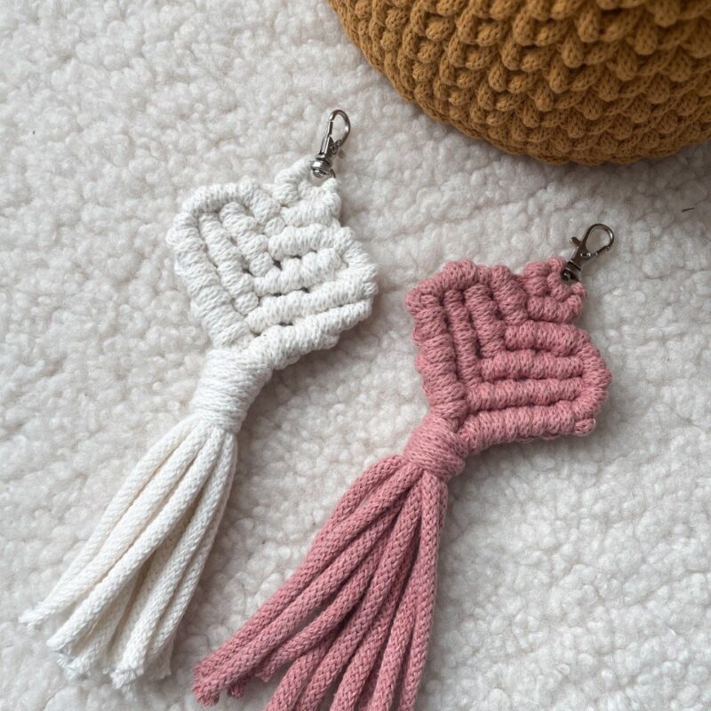 Szív alakú kulcstartó